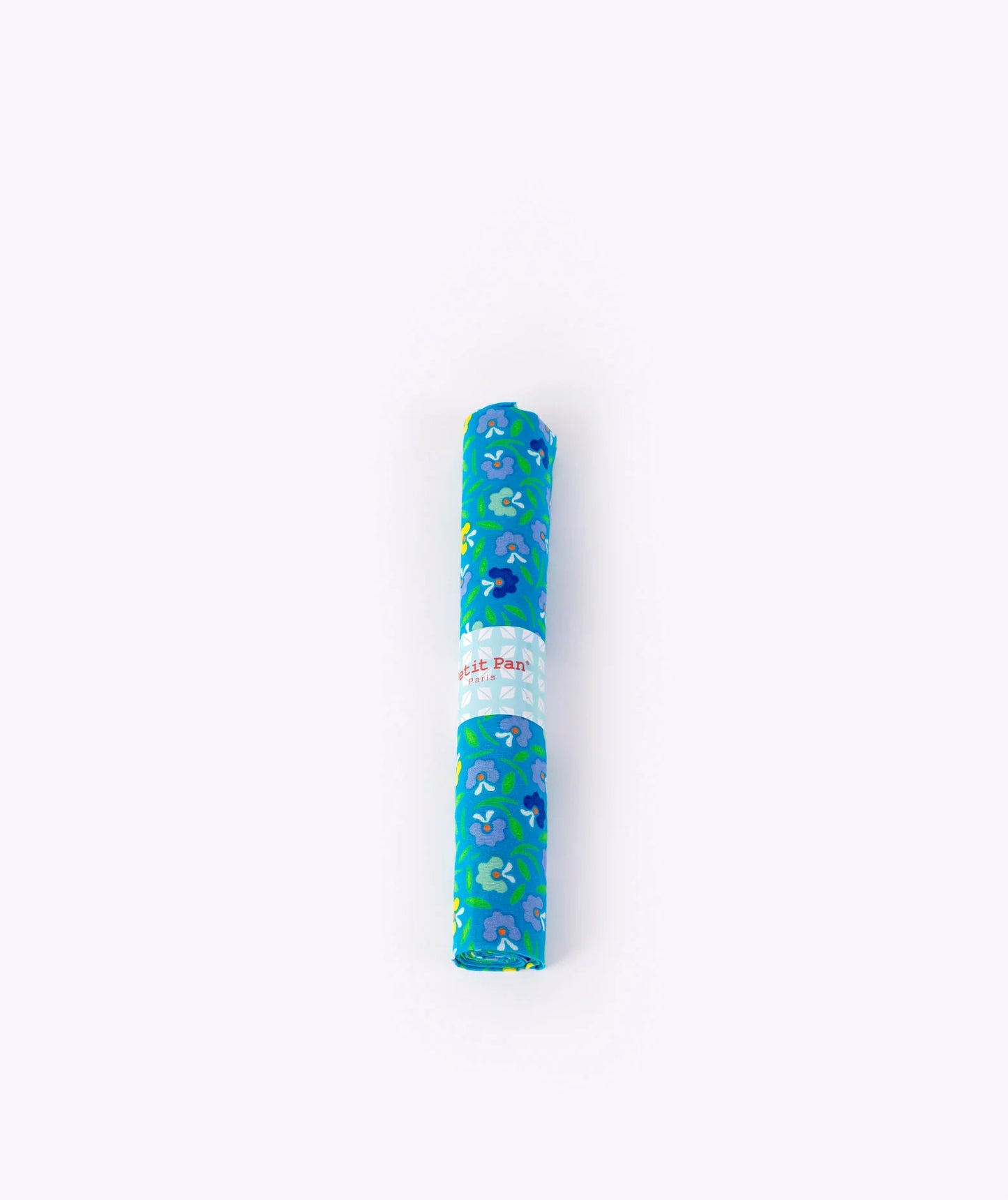 Petit Pan Cotton Coupon - Bright Blue Petunia