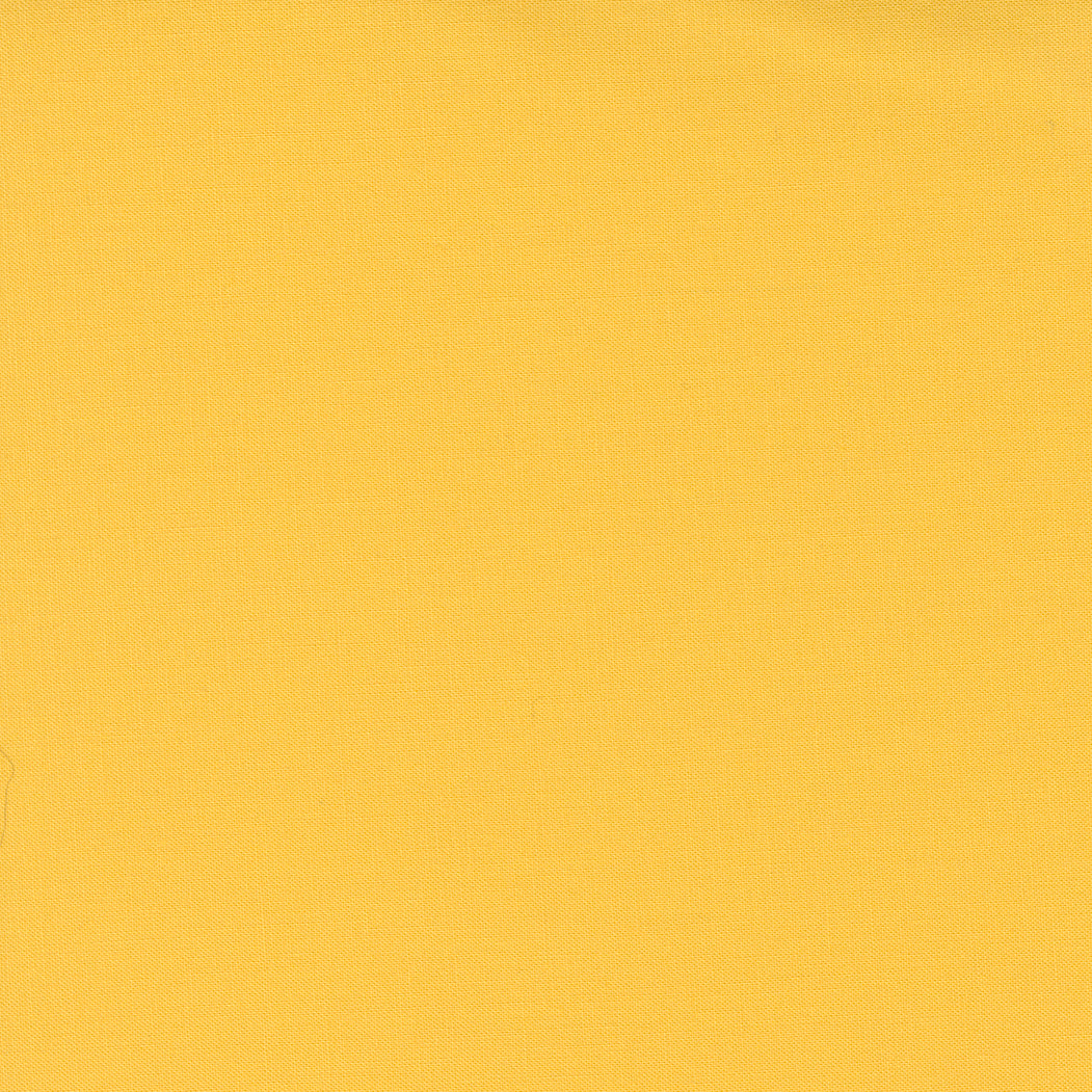 Warm yellow quilting cotton – Bella Solids Buttercup by Moda