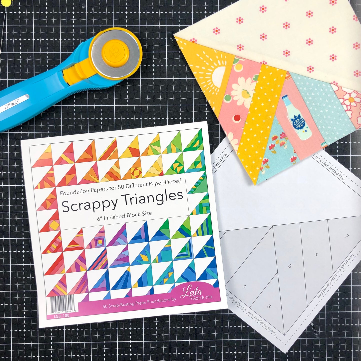 Scrappy Triangle Foundation Paper-Piecing Pad