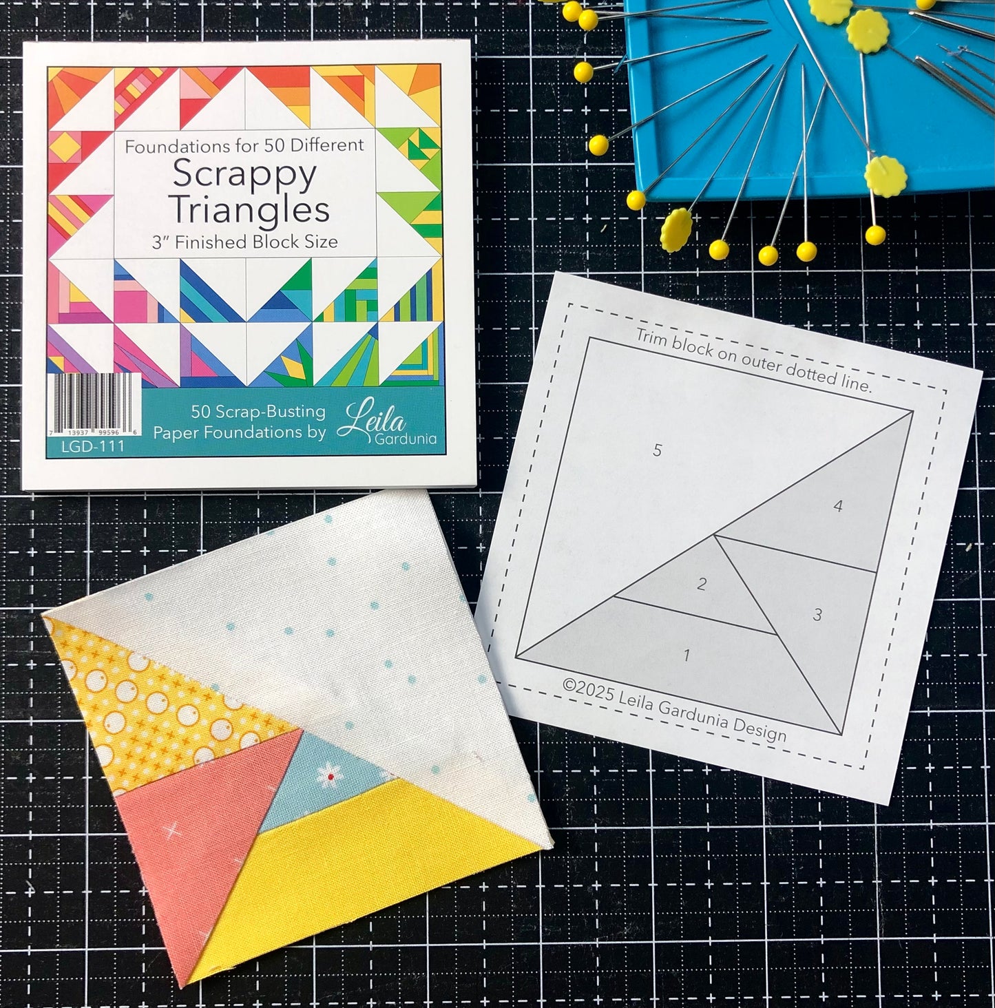 3in Scrappy Triangle Foundation Pad