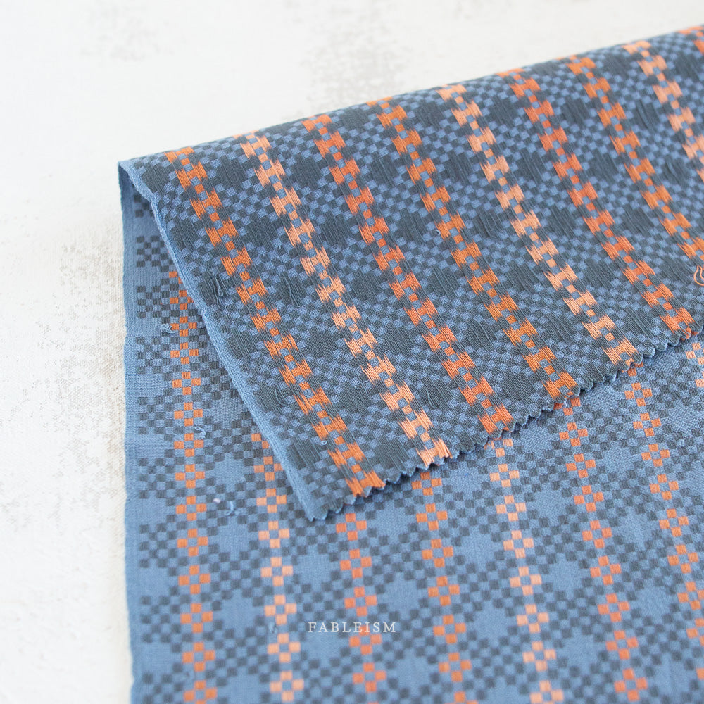 Lucky Loom – Mosaic in Blue | 100% Cotton Woven