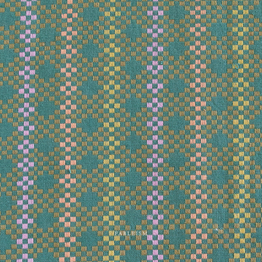 Lucky Loom – Mosaic in Melon | 100% Cotton Woven