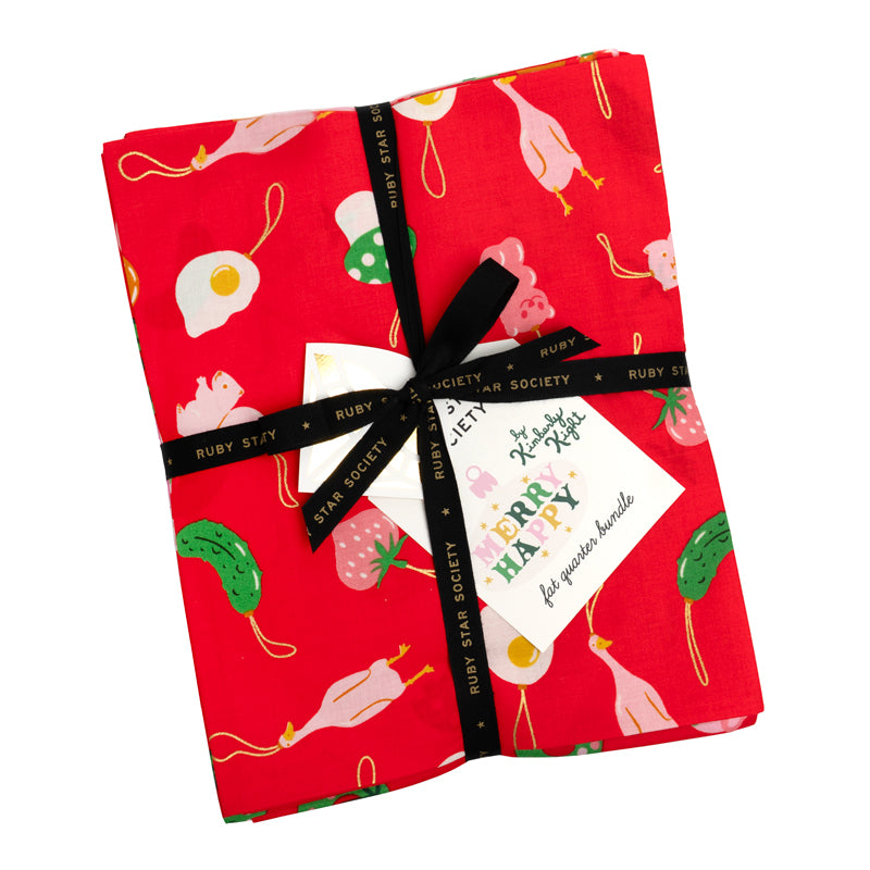 PRE-ORDER Merry Happy Fat Quarter Bundle – 27 pcs
