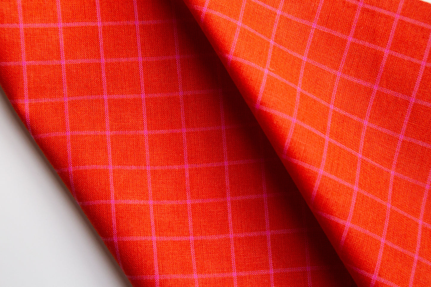 Warp & Weft - Mystic Fable Red Windowpane