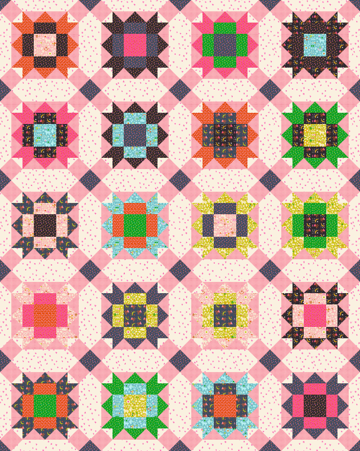 Wishy Washi Quilt Pattern by Copper Kettle Quilts