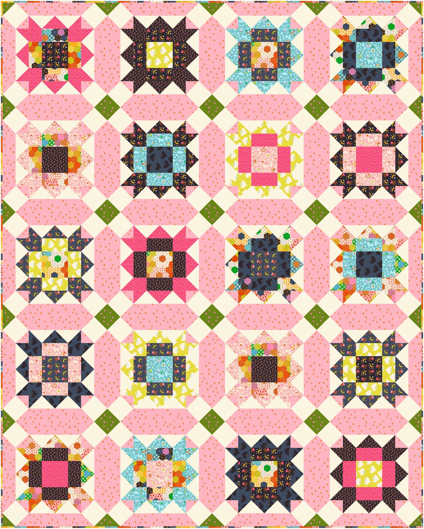 Wishy Washi Quilt Pattern by Copper Kettle Quilts