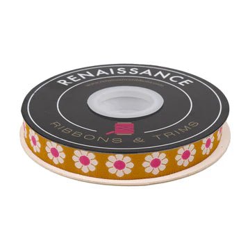 Ribbon - Daisy - 5/8" - by Alexia Abegg - One Yard