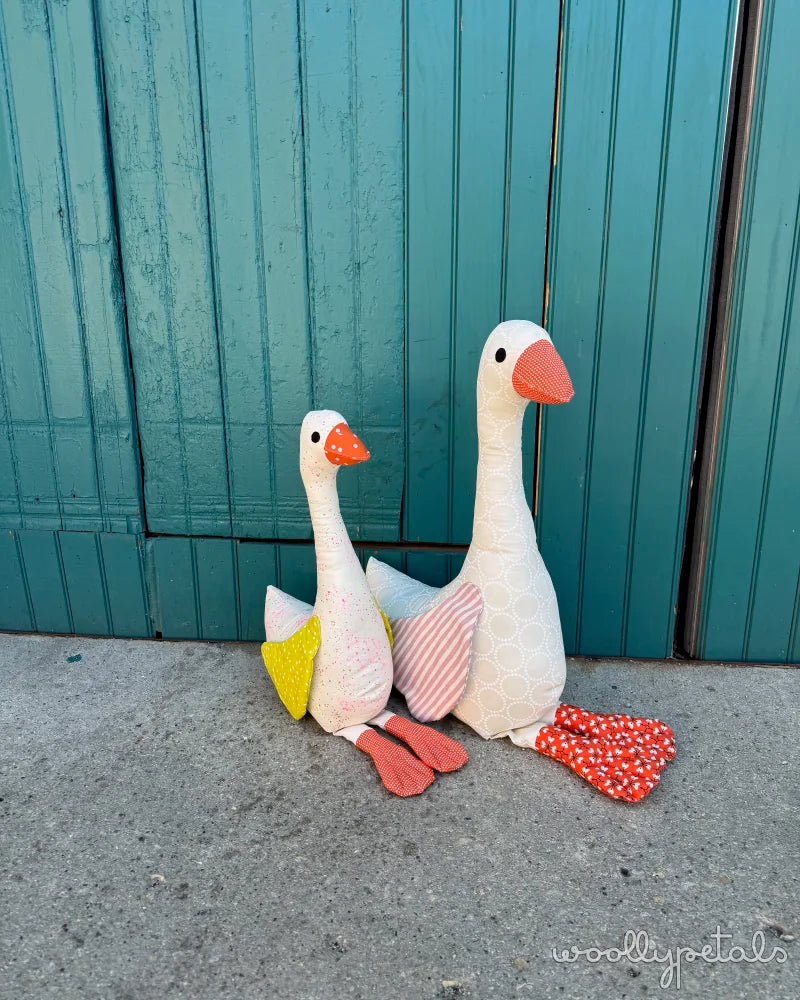 Silly Goose by Woolly Petals — Stuffed animal goose pattern