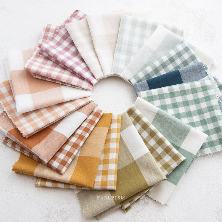 Fableism Camp Gingham fabric collection woven fabric