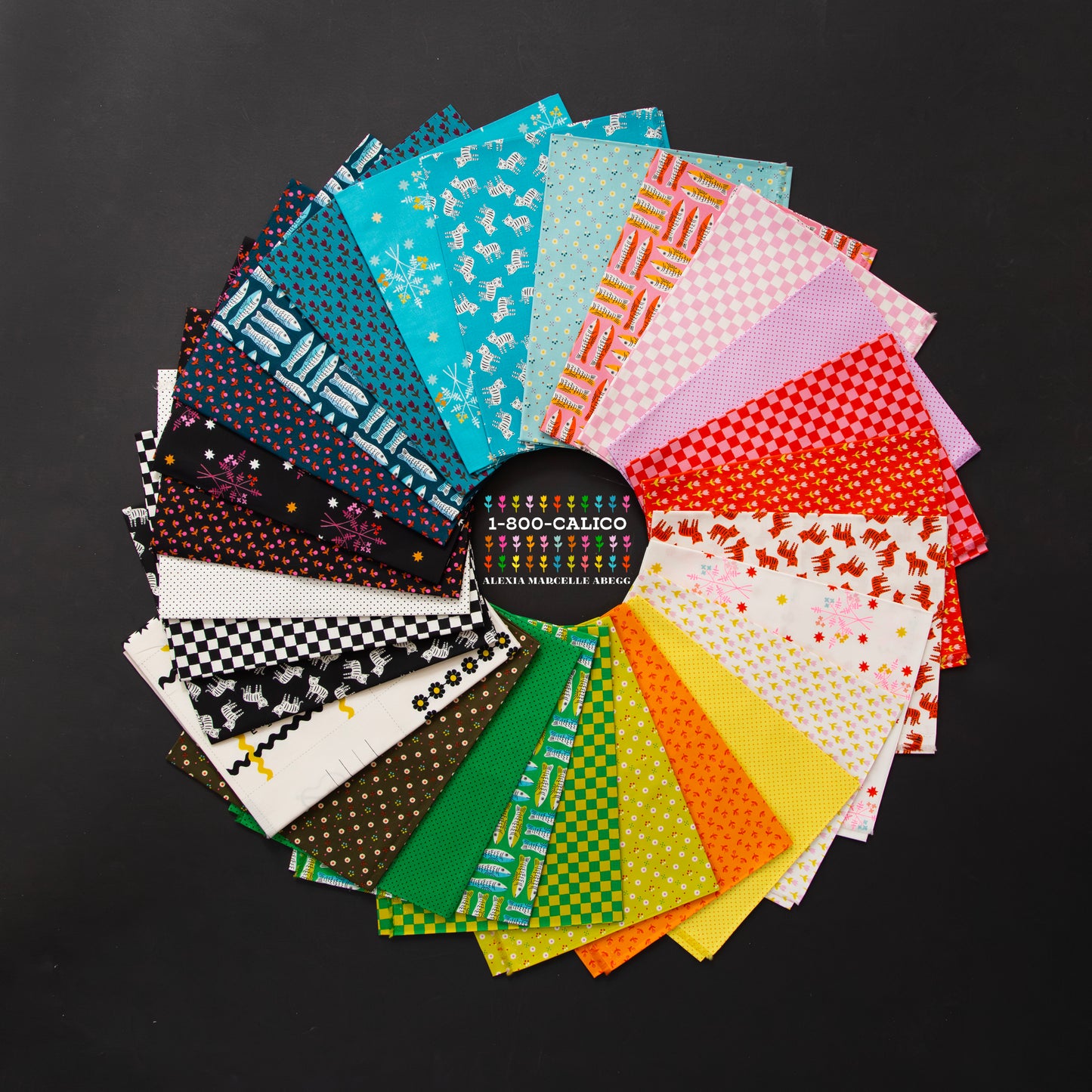 1-800 Calico Fat Quarter Bundle – 27 pcs