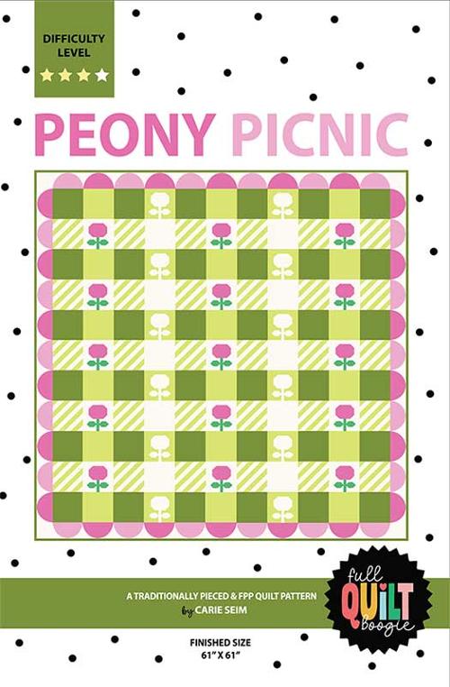 Peony Picnic Quilt Pattern