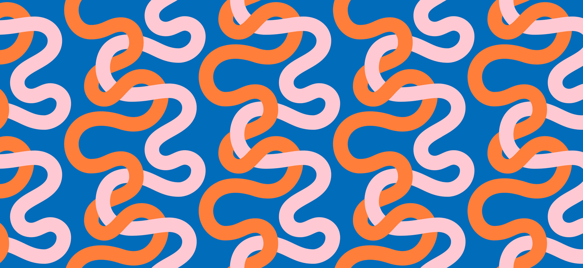blue orange light pink tangled print 108 inch quilt back groove cotton candy by emily van hoff