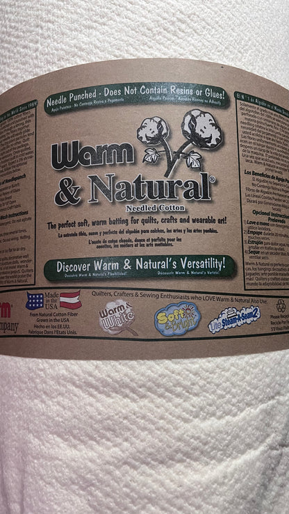 Label for 'Warm & Natural' product 