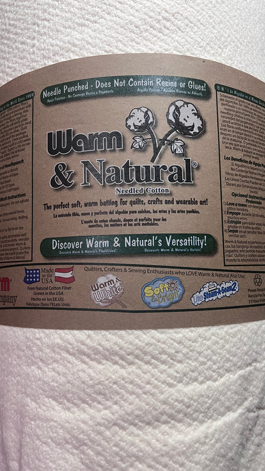 Label for 'Warm & Natural' product 