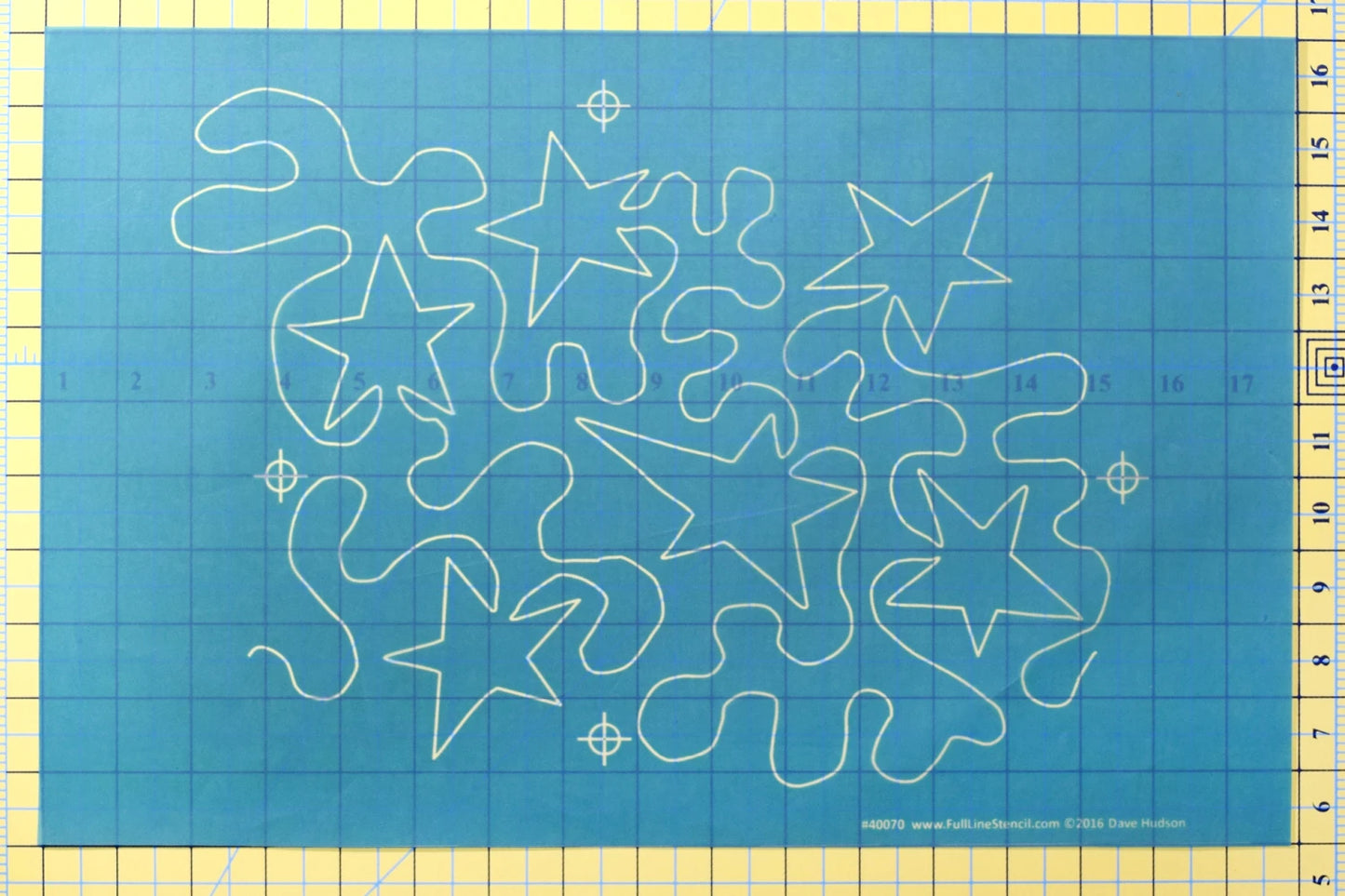 Full Line Stencil Seeing Stars