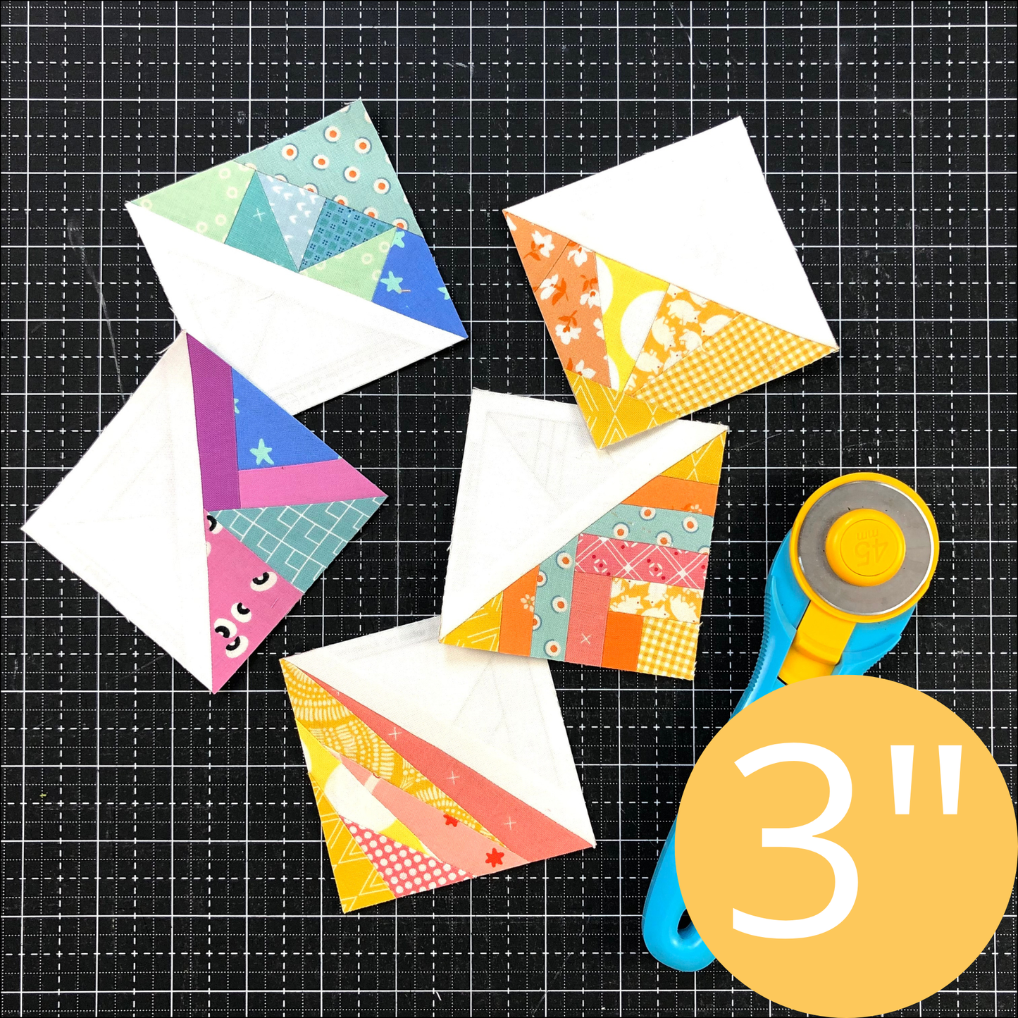 3in Scrappy Triangle Foundation Pad