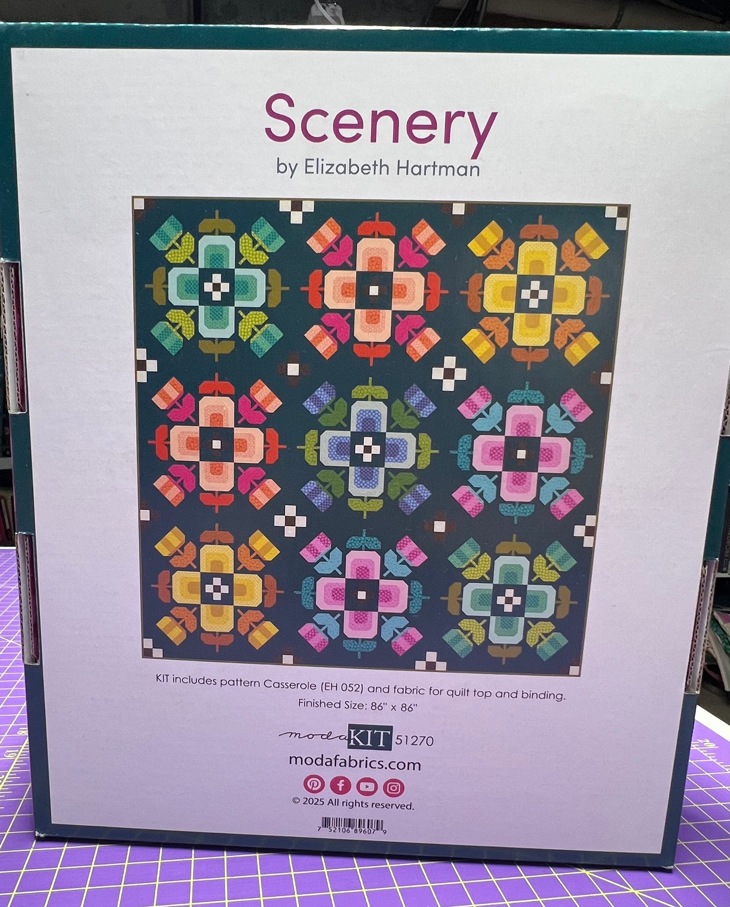 Casserole Quilt Kit - Scenery by Elizabeth Hartman