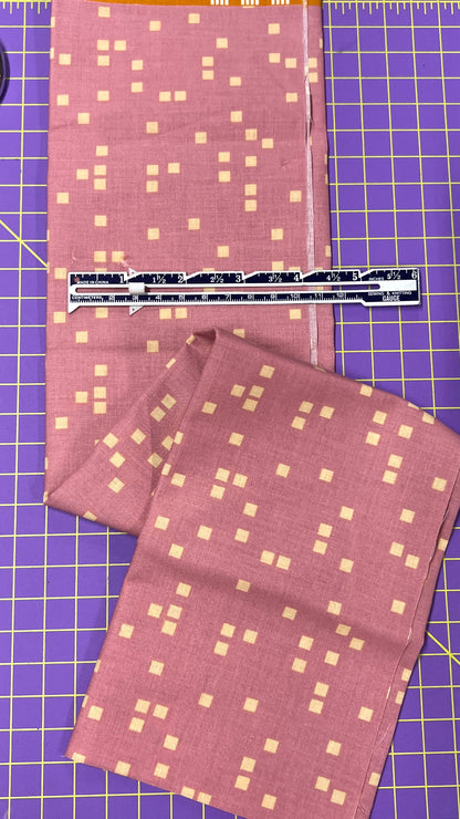 Oopsie Daisy! Geometry Square Dance Plum - Fat Quarter
