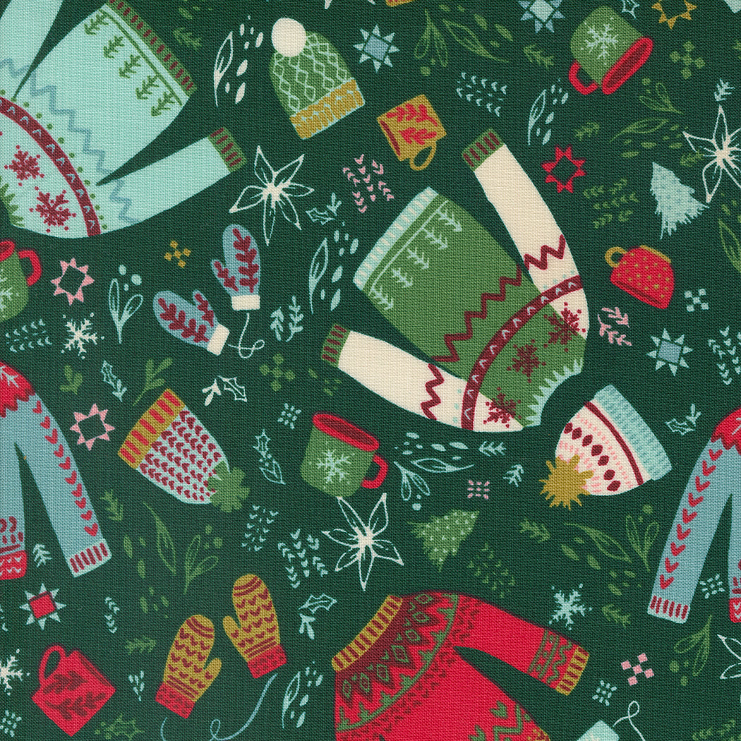 Cozy Wonderland Sweaters in Pine