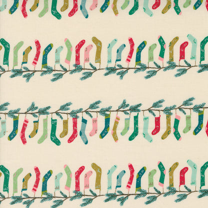 Cozy Wonderland Stocking Stripe Natural