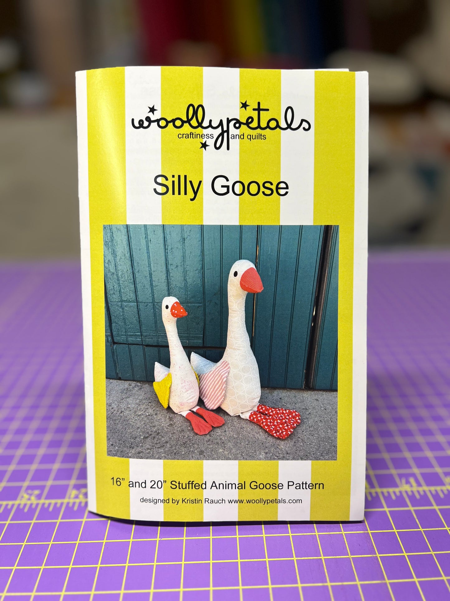 Silly Goose by Woolly Petals — Stuffed animal goose pattern