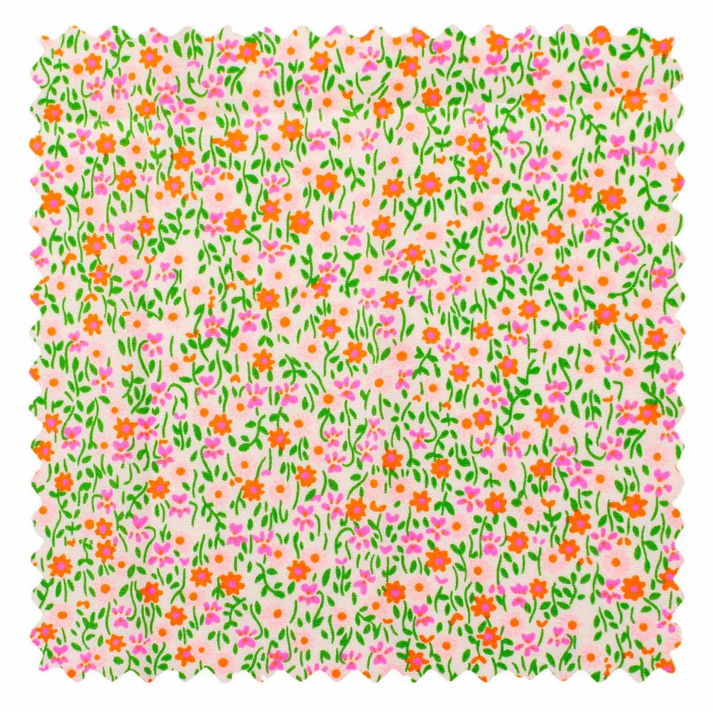 Petit Pan Cotton Coupon in Flower Power pink