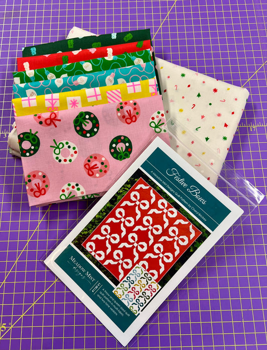 Festive Bows x Merry Happy - Quilt Kit