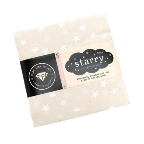 Starry Charm Pack - White on Natural