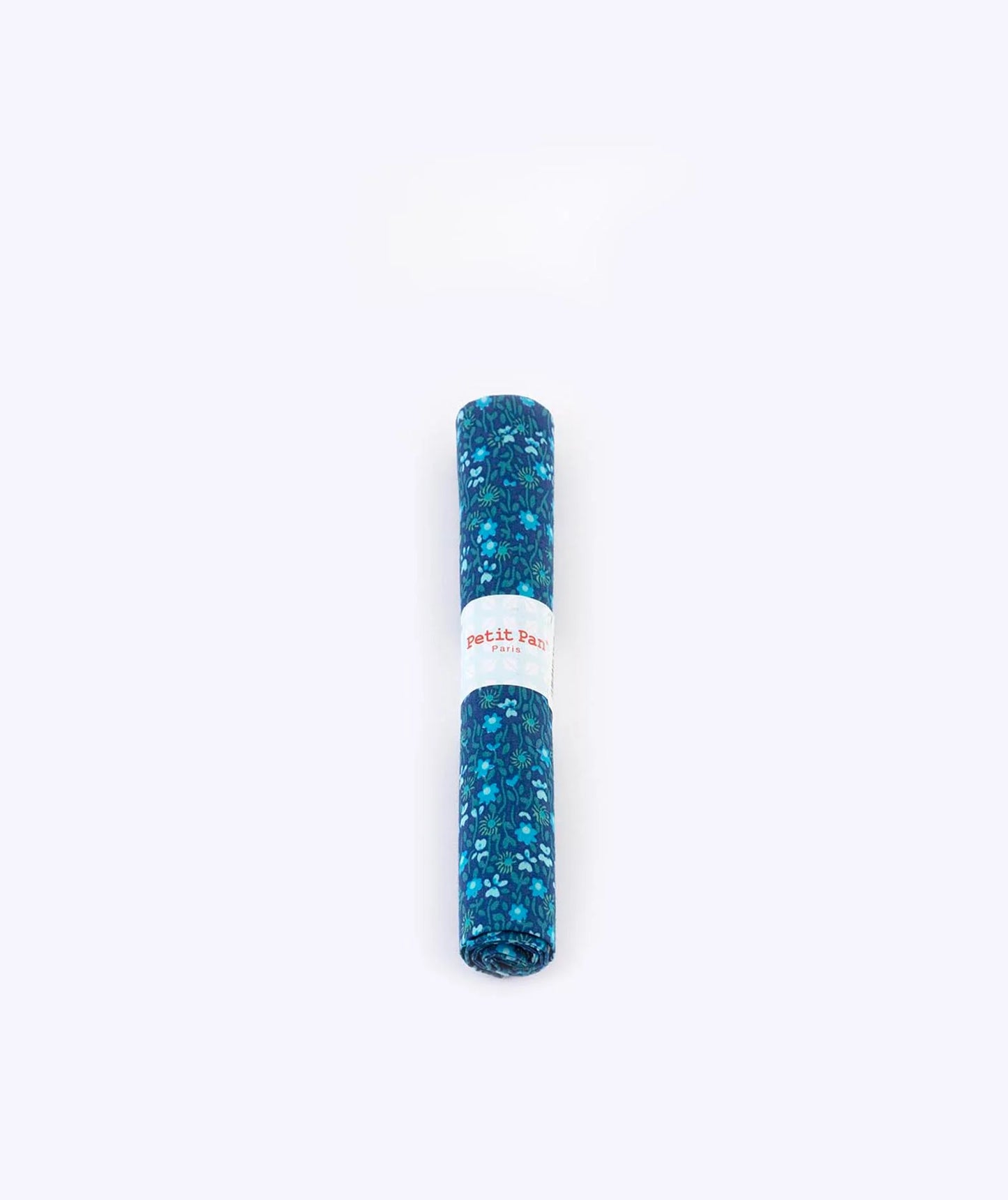 Petit Pan Cotton Coupon - Flower Power in Indigo
