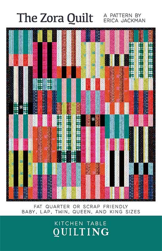 The Zora Quilt Pattern by Kitchen Table Quilting