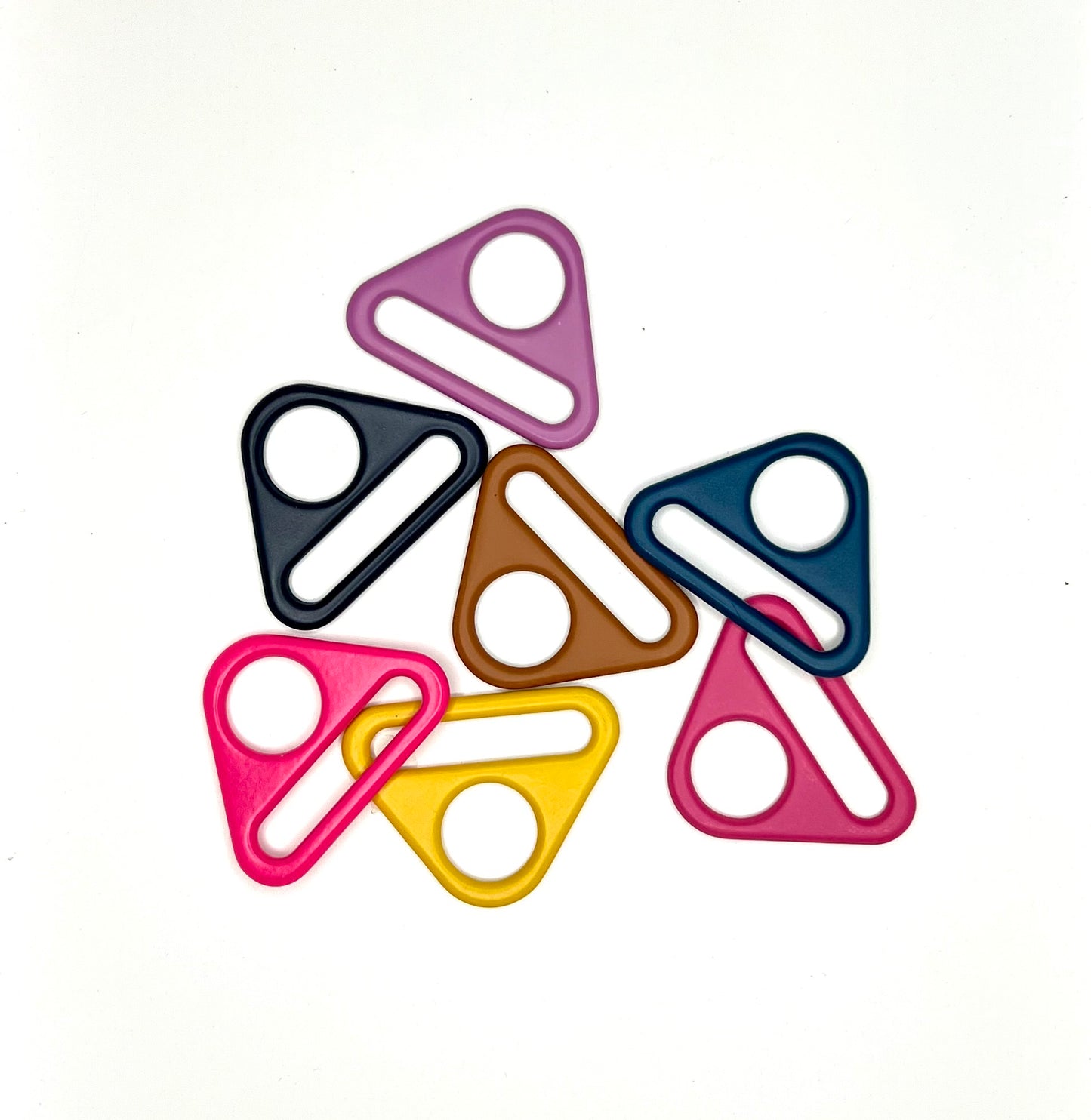 1" Triangle Rings Hardware - 2 pack