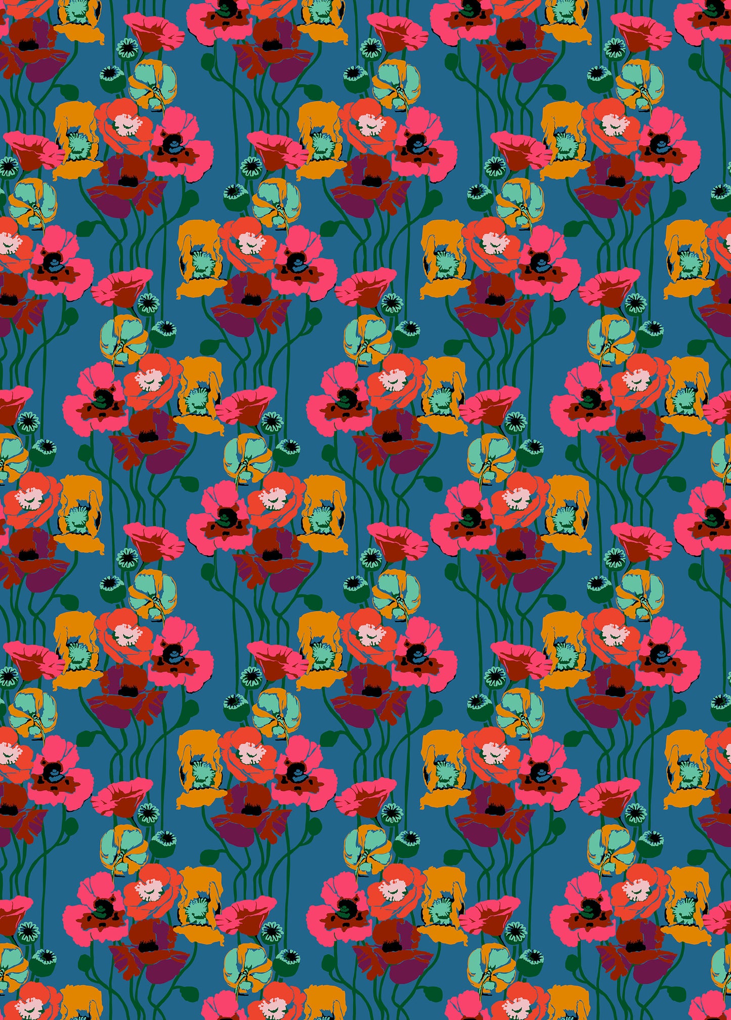 Overdressed | Pouring Poppies - Paint