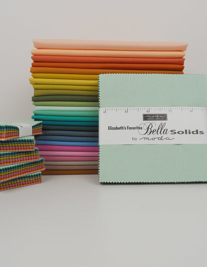 Bella Solids 2025 Mini Charm Pack | Elizabeth's Favorites