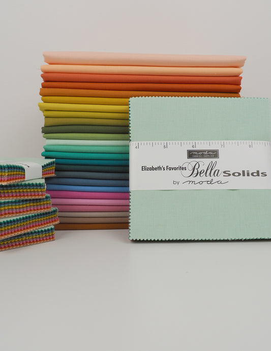 Bella Solids 2025 Mini Charm Pack | Elizabeth's Favorites