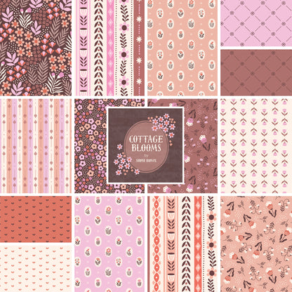 Cottage Blooms 5" Precut Squares - 42 pcs