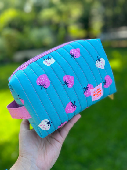 Turquoise Strawberry Toss Pouch