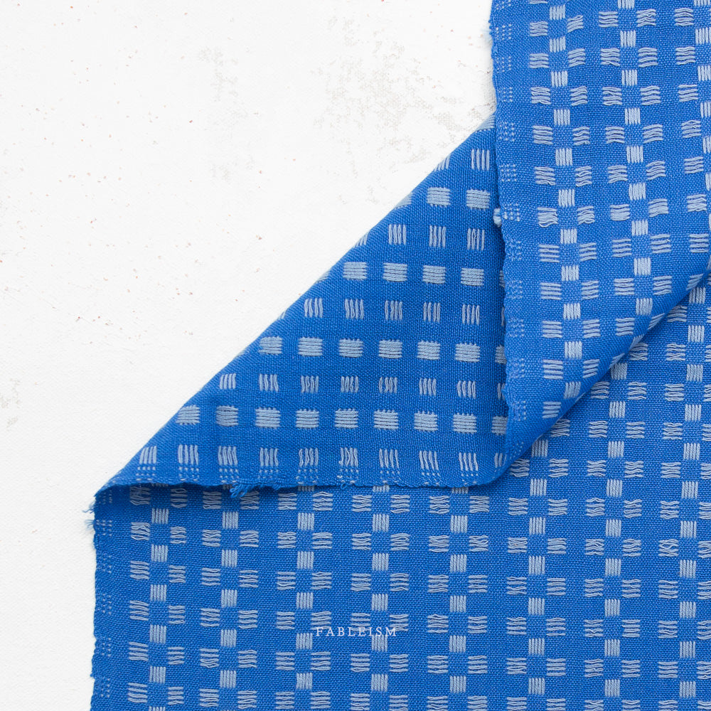 COMING SOON! Fableism Supply Co. Fine & Dandy – Basket Weave in Bright Blue