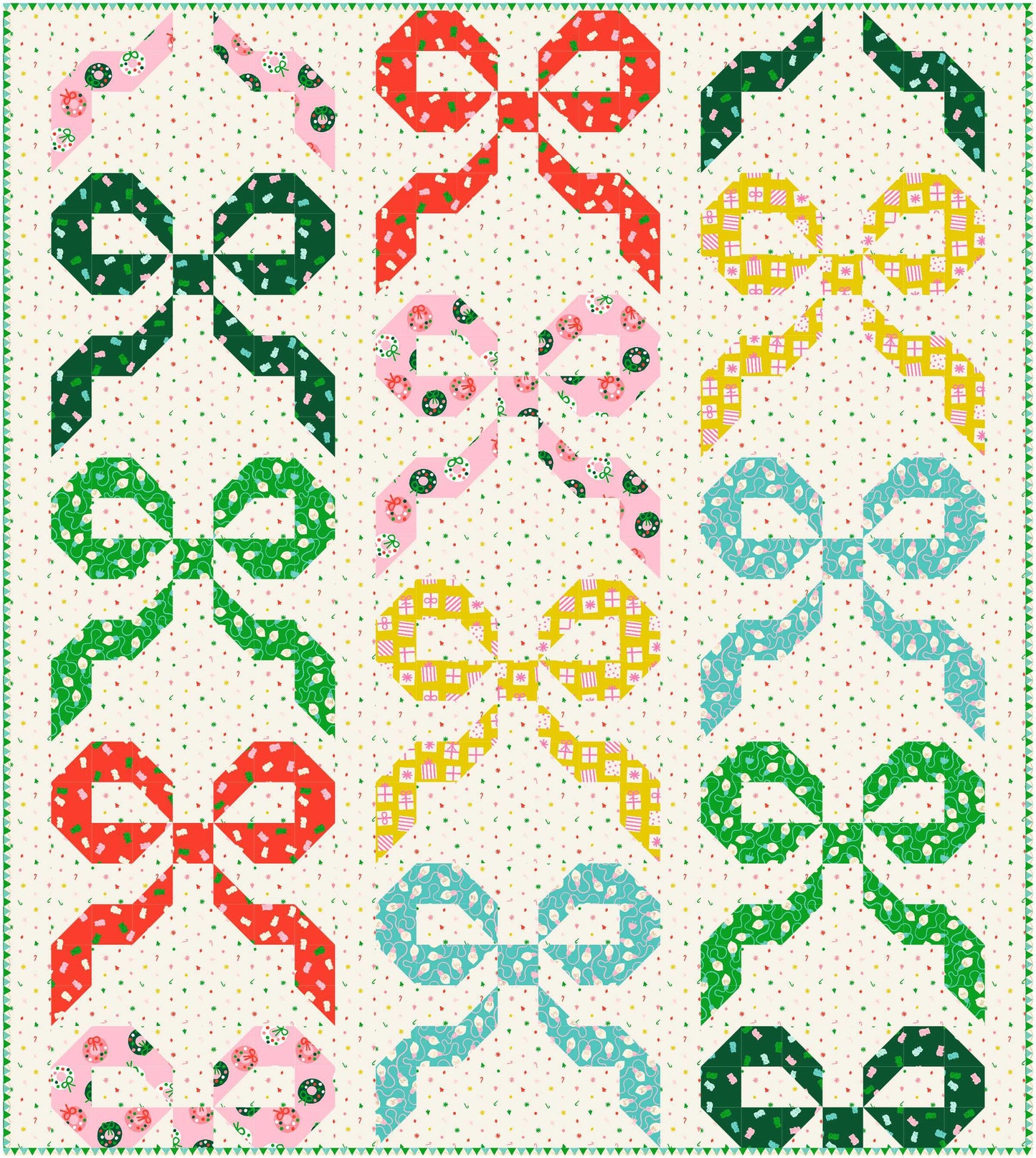 Festive Bows Quilt Pattern