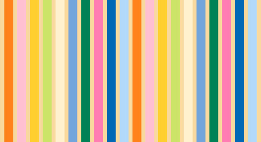 multi color warp geometrics stripe rainbow groove luminous multi by Emily Van Hoff