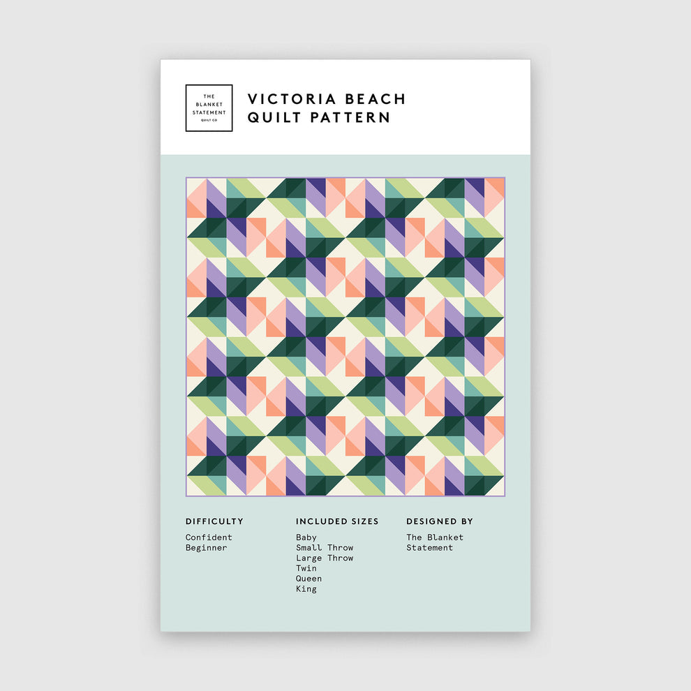 Victoria Beach Quilt Paper Pattern