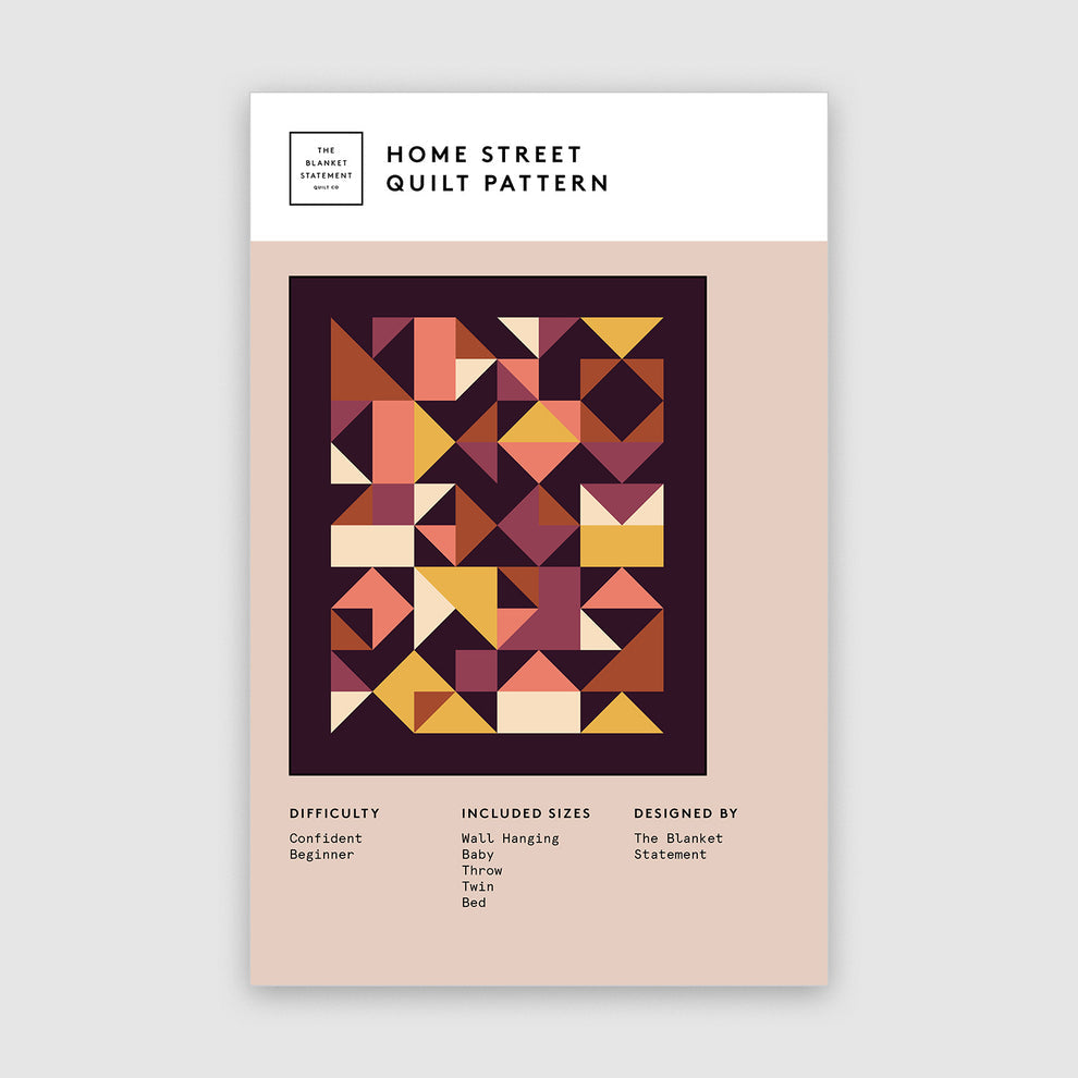 Home Street Quilt Paper Pattern