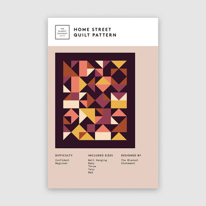 Home Street Quilt Paper Pattern