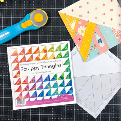 Scrappy Triangle Foundation Paper-Piecing Pad