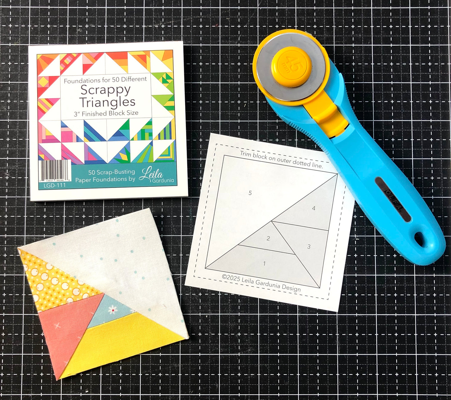 3in Scrappy Triangle Foundation Pad