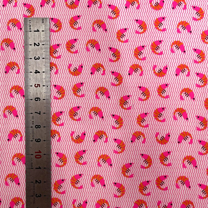 Petit Pan Cotton Coupon - Pink Krevett