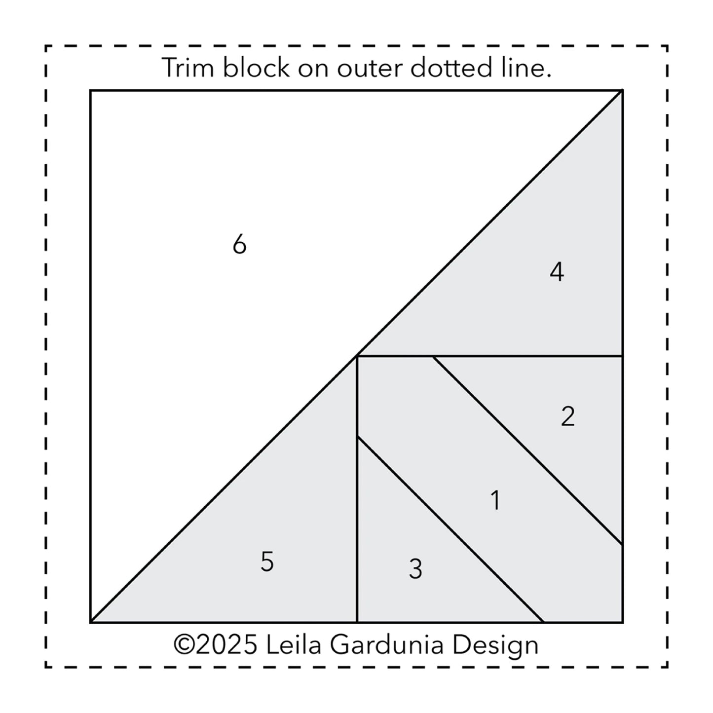 3in Scrappy Triangle Foundation Pad