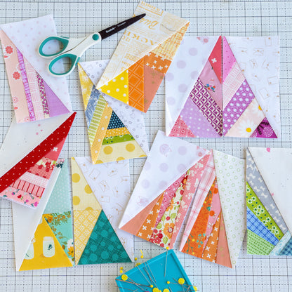 Scrappy Half-Rectangle Triangle Foundation Pad
