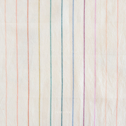 Lucky Loom – Skinny Stripe in Rainbow | Reversible Cotton Woven