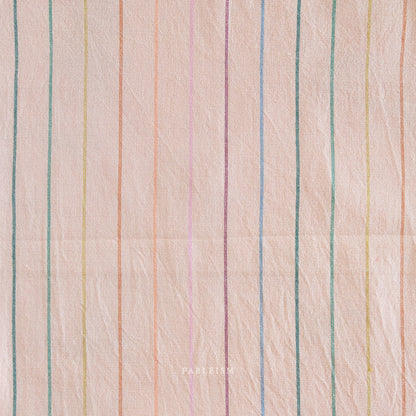 Lucky Loom – Skinny Stripe in Shell | Reversible Cotton Woven