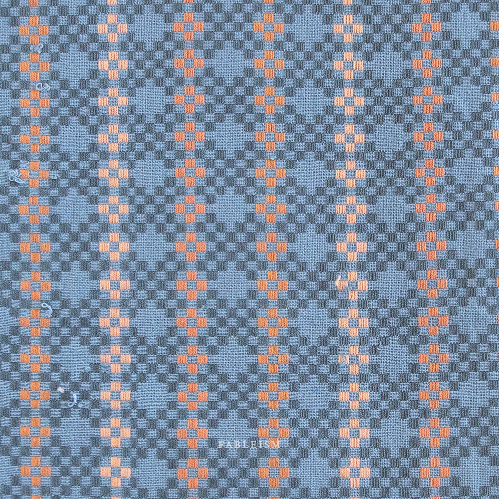 Lucky Loom – Mosaic in Blue | 100% Cotton Woven